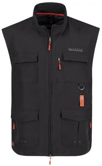 Adamo Tommy Outdoor Vest Black - Спортни дрехи & Връхно облекло - мъжки спортни екипи големи размери