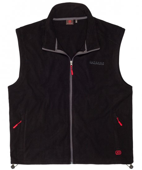 Adamo Montreal Fleece Vest Black - Спортни дрехи & Връхно облекло - мъжки спортни екипи големи размери