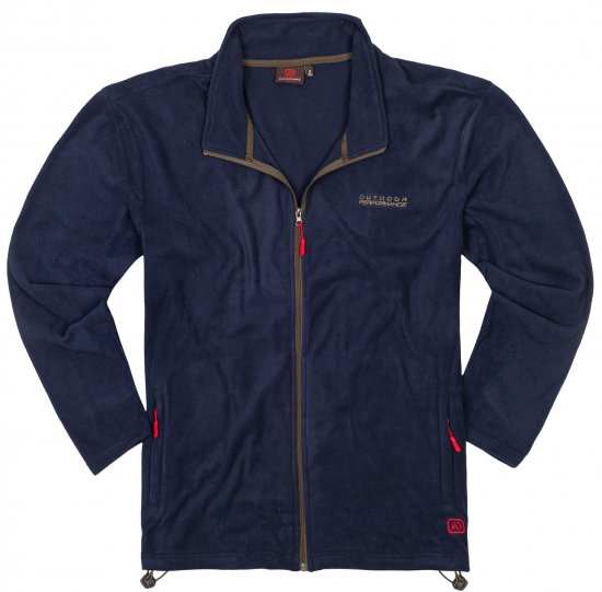 Adamo Toronto Fleece Jacket Navy - Спортни дрехи & Връхно облекло - мъжки спортни екипи големи размери
