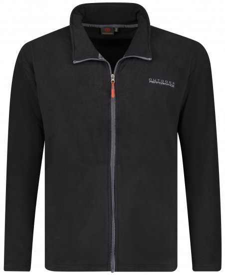 Adamo Tampa Fleece Jacket Black TALL SIZES - МЪЖКО ОБЛЕКЛО MT-6XLT - дрехи за високи мъже