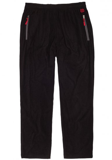 Adamo Ottawa Fleece Pants Black - Спортни дрехи & Връхно облекло - мъжки спортни екипи големи размери