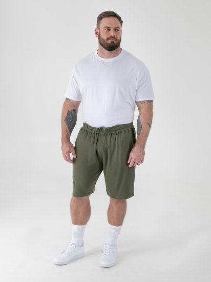 D555 Mitchell 1 Stretch Къси Панталони с Еластична Талия Khaki - Спортни панталони & Kъси панталони - мъжки спортни панталони големи размери