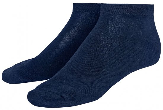 Adamo Anton sneaker-socks Navy 4-pack - Бельо & Бански шорти - Мъжко бельо големи размери
