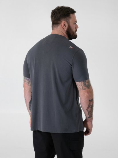 D555 Craig Gorilla Biker Тениска с Щампа Тъмносив - Тениски - мъжки тениски големи размери