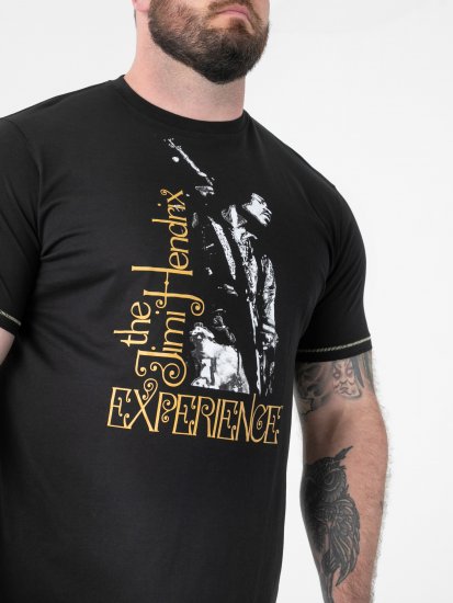 D555 Stokes Official Jimi Hendrix Experience Тениска с Щампа - Тениски - мъжки тениски големи размери