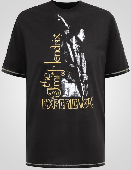 D555 Stokes Official Jimi Hendrix Experience Тениска с Щампа - Тениски - мъжки тениски големи размери