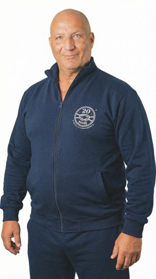 20 Nodi Grecale Gym Jacket Navy - Суичъри & cуичъри с качулка - мъжки суичъри големи размери