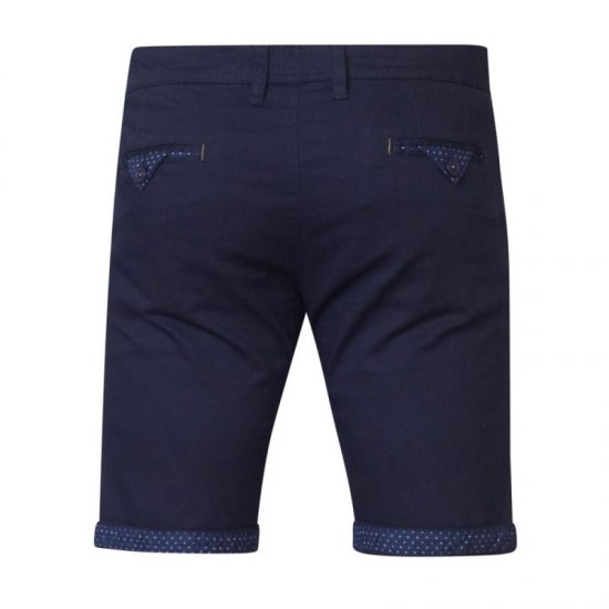 D555 Luke Stretch Shorts Navy - Шорти - мъжки къси панталони големи размери