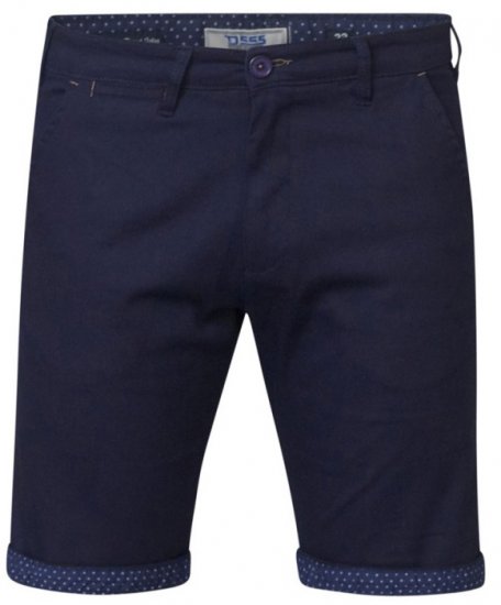 D555 Luke Stretch Shorts Navy - Шорти - мъжки къси панталони големи размери
