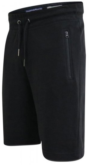 D555 Jackie Ribbed Jersey Shorts Black - Спортни панталони & Kъси панталони - мъжки спортни панталони големи размери