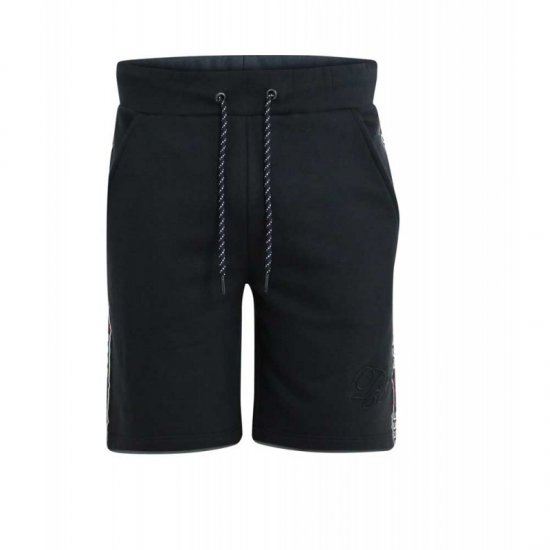 D555 Burlington Couture Jersey Shorts Black - Спортни панталони & Kъси панталони - мъжки спортни панталони големи размери