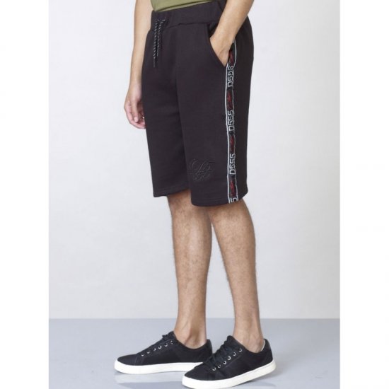 D555 Burlington Couture Jersey Shorts Black - Спортни панталони & Kъси панталони - мъжки спортни панталони големи размери