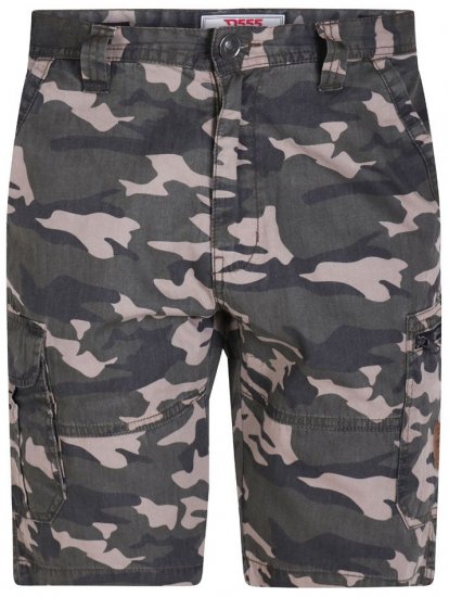 D555 Chadwick Shorts Green Camo - Шорти - мъжки къси панталони големи размери