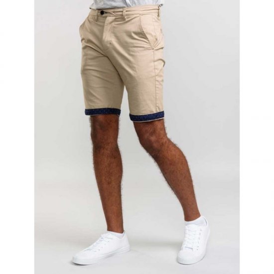 D555 Lopes Stretch Short Stone - Шорти - мъжки къси панталони големи размери