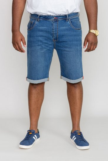 D555 BROXBOURNE Denim Shorts - Шорти - мъжки къси панталони големи размери