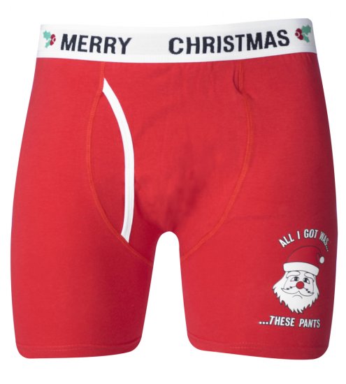 D555 Claus Christmas Boxers 2-pack - Бельо & Бански шорти - Мъжко бельо големи размери