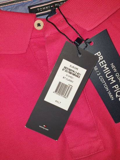 Tommy Hilfiger Classic Polo Dark Pink - Лудата априлска разпродажба на Motley - 