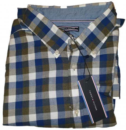 Tommy Hilfiger Gingham Twill Shirt Green - Лудата априлска разпродажба на Motley - 