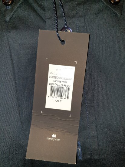 Tommy Hilfiger Stretch Poplin Shirt Black - Лудата априлска разпродажба на Motley - 