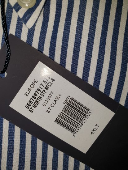 Tommy Hilfiger North Stripe Long Sleeve Shirt Blue/White - Лудата априлска разпродажба на Motley - 