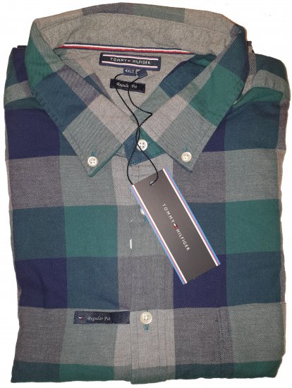 Tommy Hilfiger Gingham Flannel Shirt Green - Лудата априлска разпродажба на Motley - 