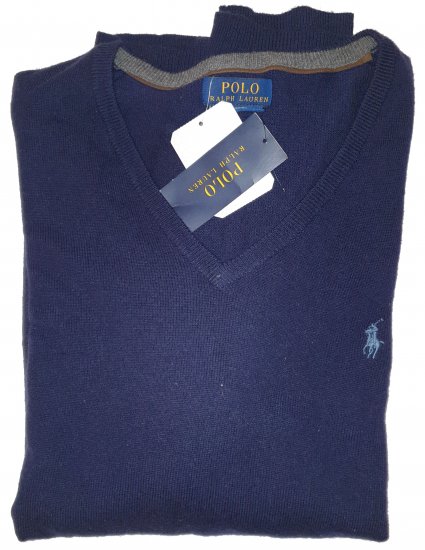 Ralph Lauren M Classics NavyBlue Sweater - Лудата априлска разпродажба на Motley - 