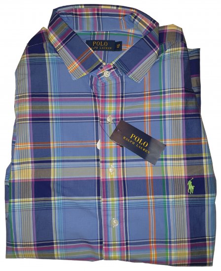Polo Ralph Lauren Blue Check Shirt - Лудата априлска разпродажба на Motley - 