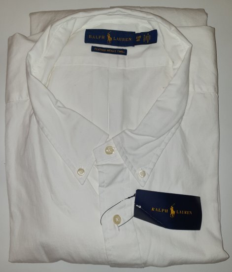 Polo Ralph Lauren Classics White Shirt - Лудата априлска разпродажба на Motley - 