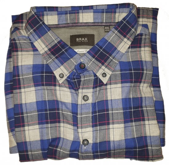 Brax 419030 Shirt Blue - Лудата априлска разпродажба на Motley - 