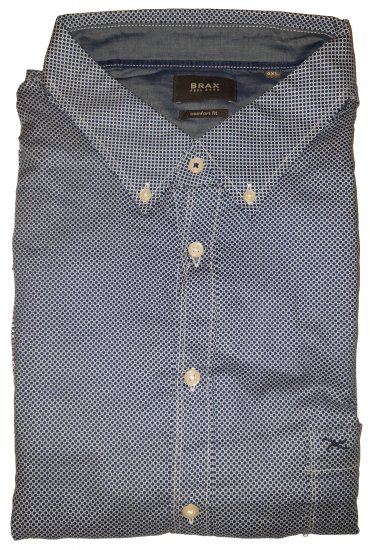 Brax 560-7 Blue Dot Shirt - Лудата априлска разпродажба на Motley - 