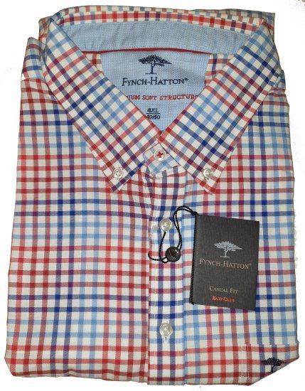 Fynch-Hatton 6022 Shirt Red - Лудата априлска разпродажба на Motley - 