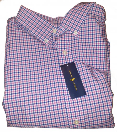 Ralph Lauren TC6D Shirt Pink/Royal - Лудата априлска разпродажба на Motley - 