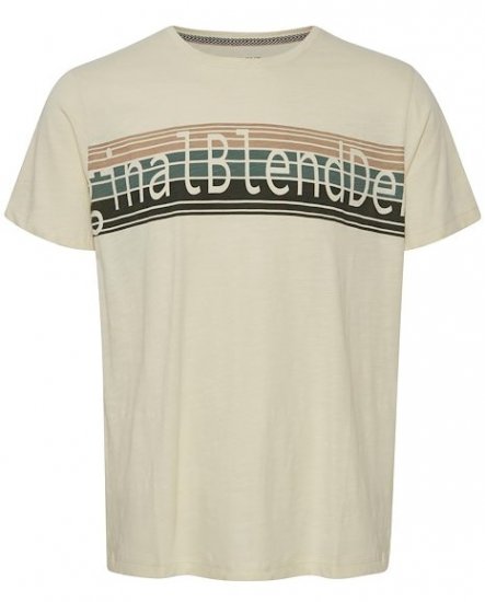Blend T-Shirt 4242 Cloud Cream - Тениски - мъжки тениски големи размери
