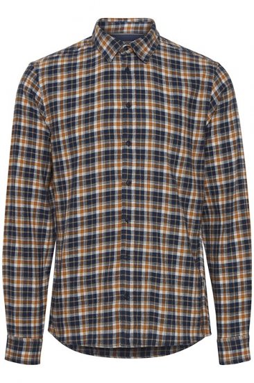 Blend Long Sleeve Shirt 4322 Dress Blues - Ризи - мъжки ризи големи размери