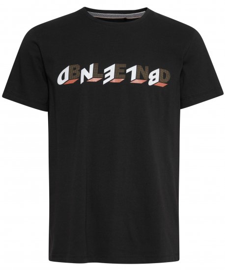 Blend 4795 T-Shirt Black - Тениски - мъжки тениски големи размери