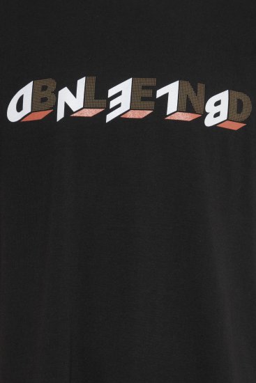 Blend 4795 T-Shirt Black - Тениски - мъжки тениски големи размери