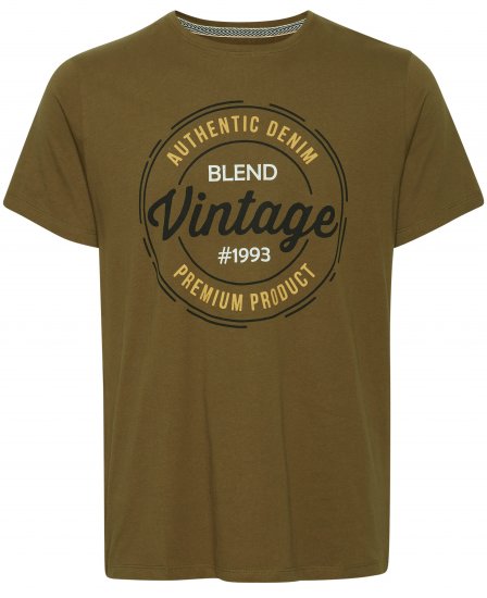 Blend 4811 T-Shirt Military Olive - Тениски - мъжки тениски големи размери