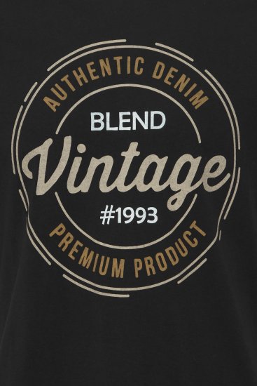 Blend 8411 T-Shirt Black - Тениски - мъжки тениски големи размери