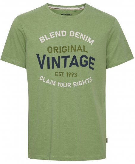 Blend 5018 T-Shirt Green - Тениски - мъжки тениски големи размери