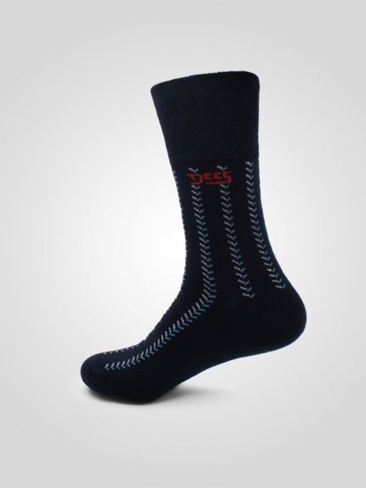 D555 Harold 3 Extra Wide Comfort Fit Socks 3-pack Navy/Denim - Бельо & Бански шорти - Мъжко бельо големи размери