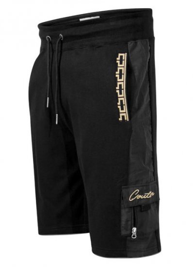 D555 Loki Couture Cargo Shorts Black - Спортни панталони & Kъси панталони - мъжки спортни панталони големи размери