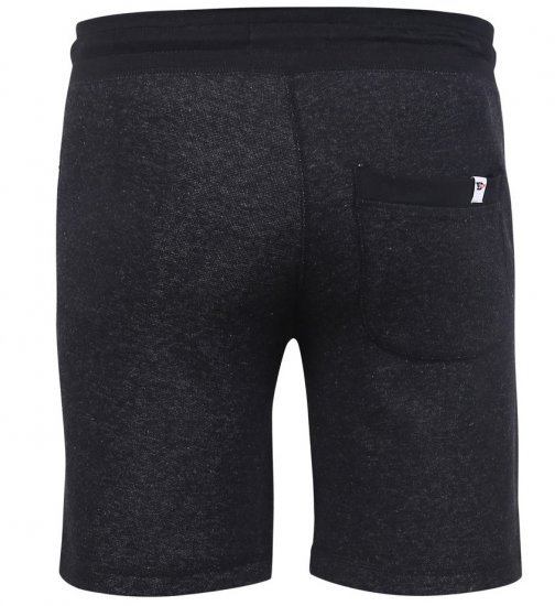D555 HARLOW Jersey Shorts Black Twist - Спортни панталони & Kъси панталони - мъжки спортни панталони големи размери