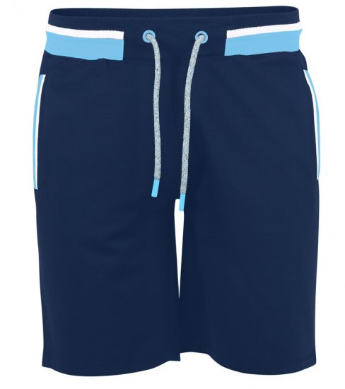 D555 DAGENHAM Jersey Shorts Navy - Спортни панталони & Kъси панталони - мъжки спортни панталони големи размери