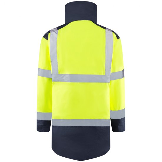 Leo Tawstock Warm Quilted Anorak Hi-Vis Yellow/Navy - Работно облекло - мъжки работно облекло големи размери