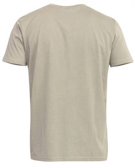 D555 Signature V-neck T-shirt Khaki - Тениски - мъжки тениски големи размери
