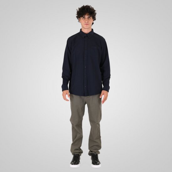 Double Outfitters GS-5225 Оксфорд риза Нейви - Ризи - мъжки ризи големи размери
