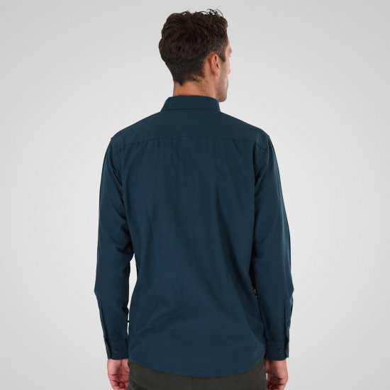 Double Outfitters GS-5225 Оксфорд риза Тъмнозелено - Ризи - мъжки ризи големи размери