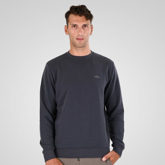 Double Outfitters MTOP-1141 Суитшърт Антрацит - Суичъри & cуичъри с качулка - мъжки суичъри големи размери