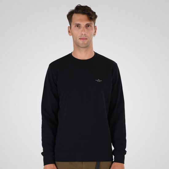 Double Outfitters MTOP-1141 Суитшърт Черно - Суичъри & cуичъри с качулка - мъжки суичъри големи размери