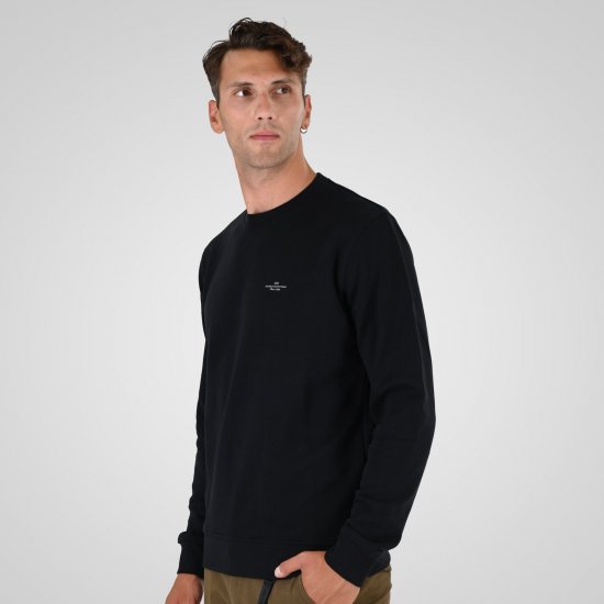 Double Outfitters MTOP-1141 Суитшърт Черно - Суичъри & cуичъри с качулка - мъжки суичъри големи размери